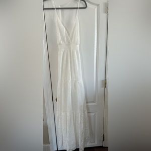 white maxi dress